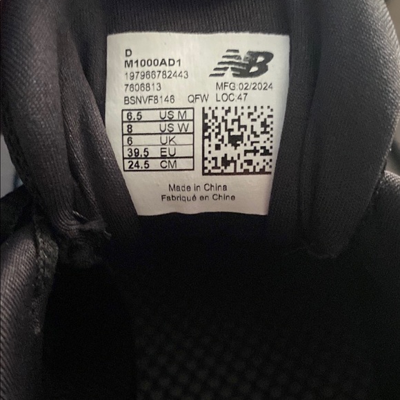 New Balance AIMÉ LEON DORE Black Sneakers - Picture 6 of 8